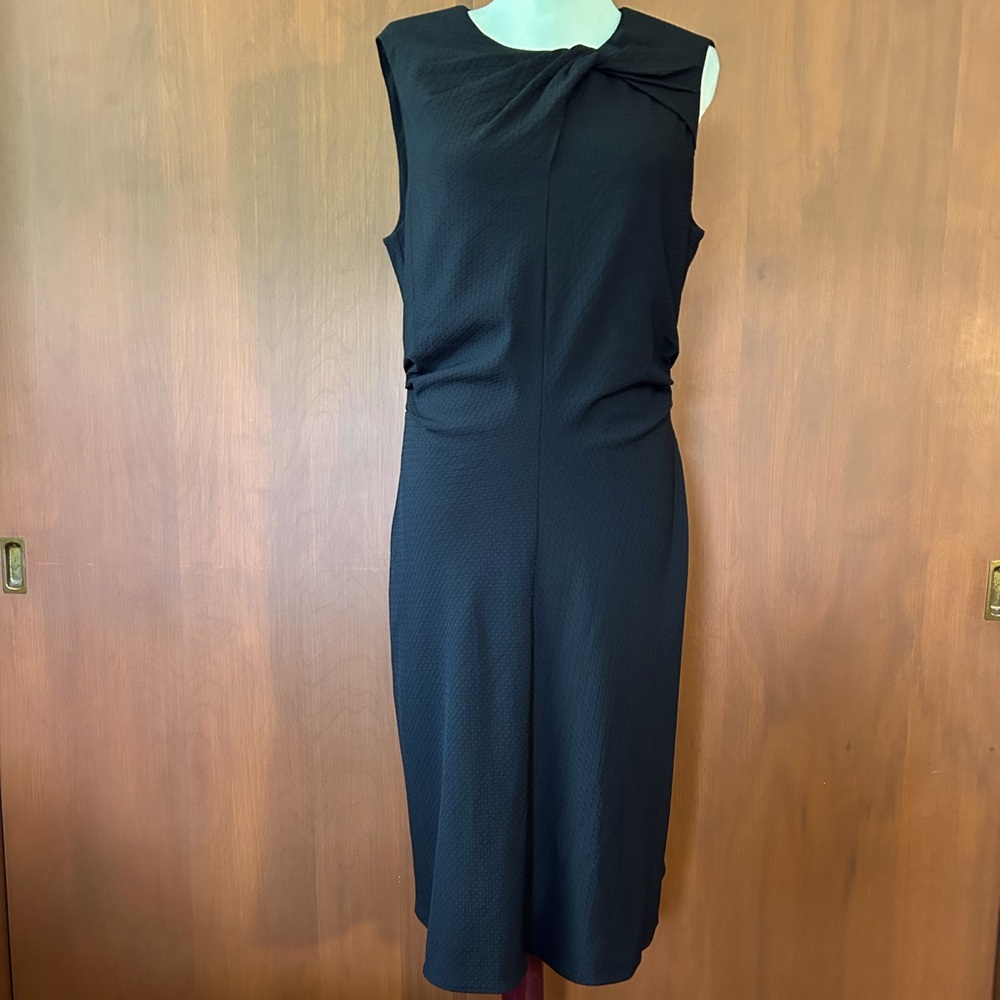 MM Lafleur wool blend Black Sleeveless Dress